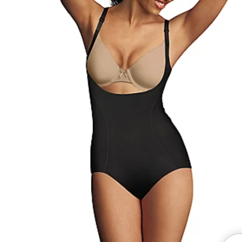 Maidenform Ultimate Slimmer Wear Your Own Bra Body Shaper - 2656 Black Size L